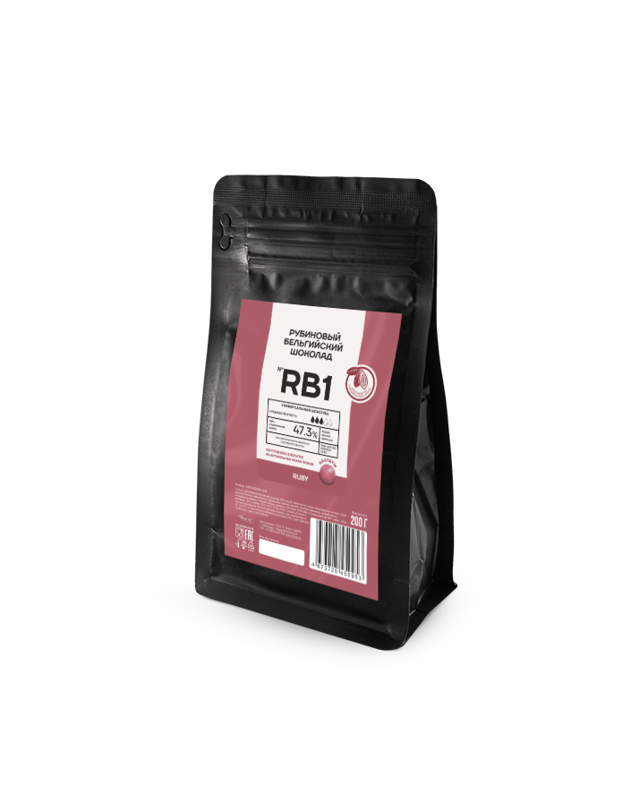 Рубиновый шоколад Ruby Callebaut (0,2 кг)