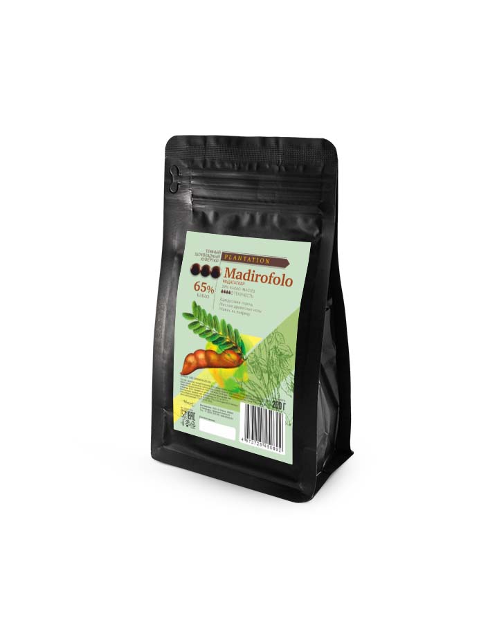 Шоколад темный Madirofolo 65% Cacao Barry (0,2 кг)