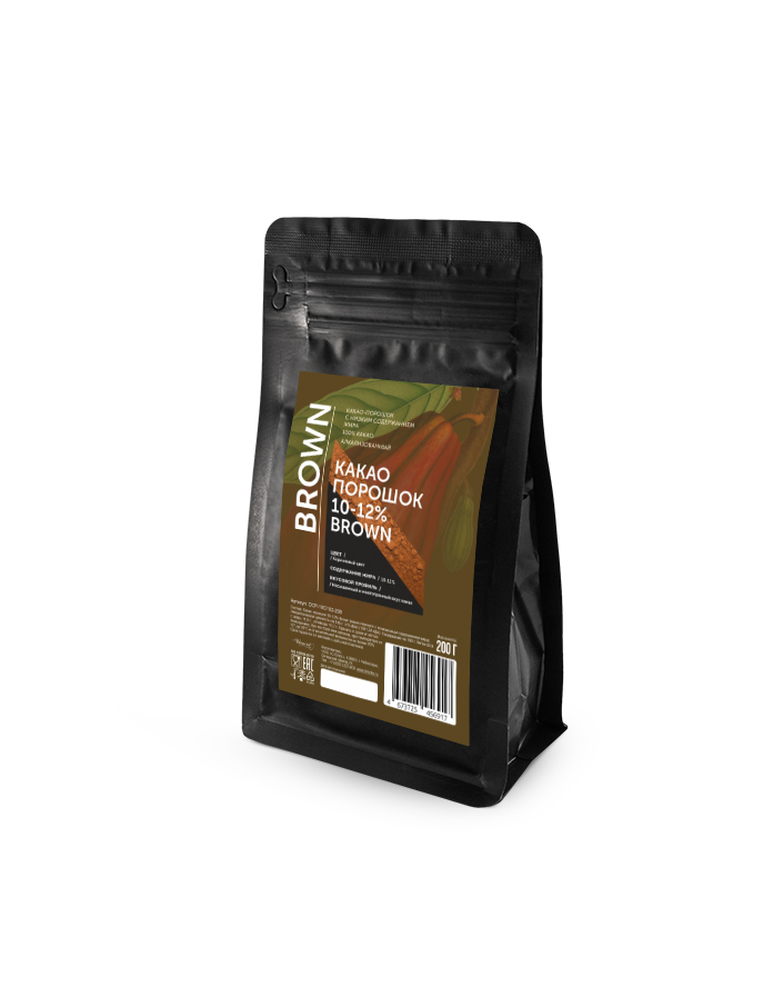 Какао порошок 10-12% Brown (0,2 кг)