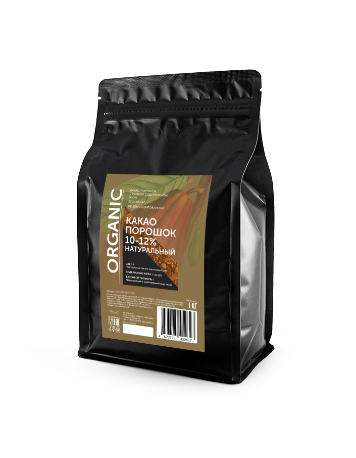Какао порошок натуральный 10-12% (1 кг)