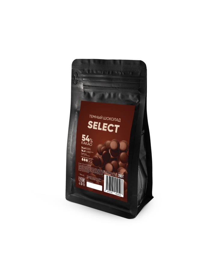 Шоколад темный Sicao Select 54,1% (0,2 кг)