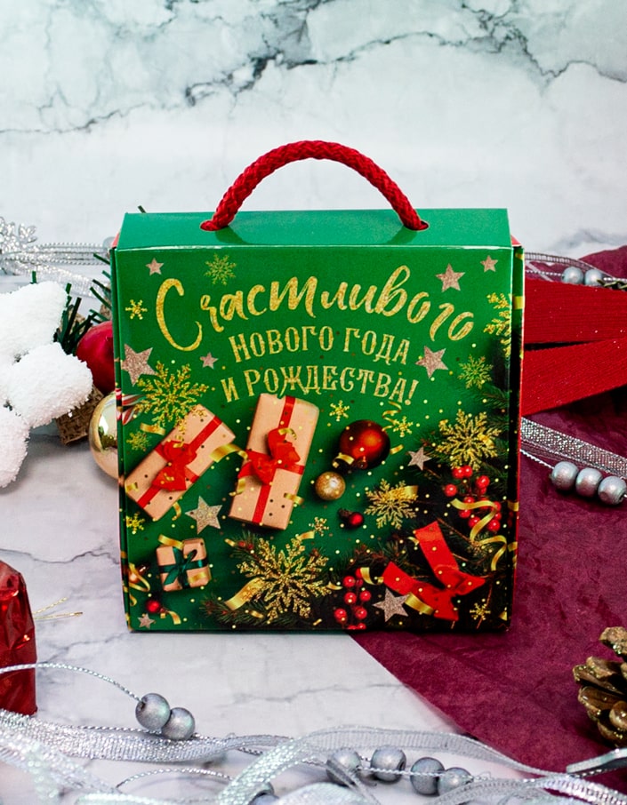 Шоколадный набор: Новогодняя сумочка