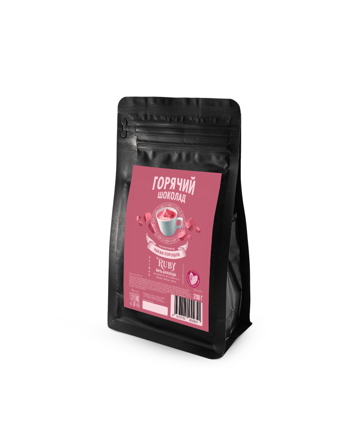 Горячий шоколад Van Houten VH Ruby Chocolate Drink (0,2 кг)