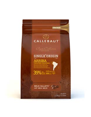  Шоколад молочный Callebaut Arriba 39% (2,5 кг)