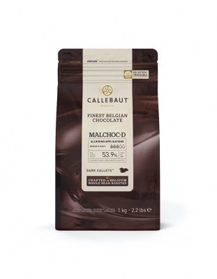 Шоколад без сахара темный Callebaut 53,9% (1 кг)