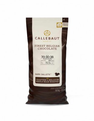 Шоколад горький 70,5% Callebaut 70-30-38 (10 кг)