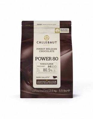 Шоколад горький Callebaut Power 80% (2,5 кг)
