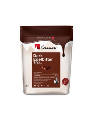 Шоколад горький Carma Edelbitter 70% (1,5 кг)
