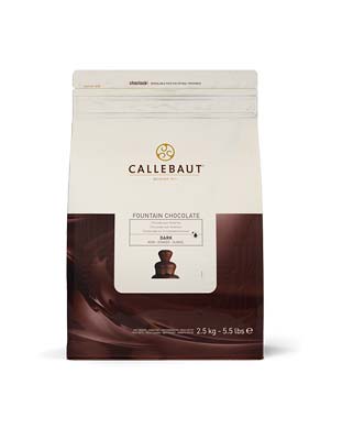 Шоколад для фонтана темный Callebaut (2,5 кг)