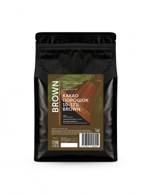 Какао порошок 10-12% Brown (1 кг)