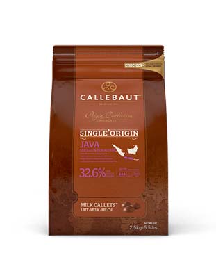  Шоколад молочный Callebaut Java 32,9%  (2,5 кг)