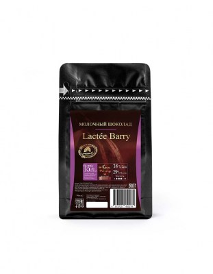 Шоколад молочный Lactee Barry 35% Cacao Barry (0,2 кг)