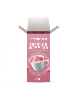 Горячий шоколад Рубиновый шоу-бокс 200г (20г*10шт)