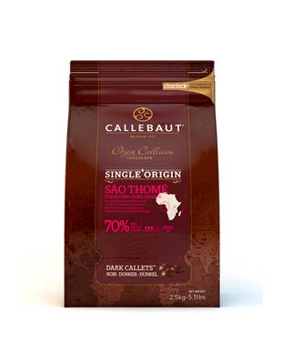Шоколад темный Callebaut Sao Thome 70%  (2,5 кг)