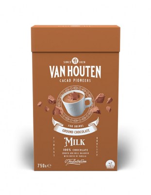 Горячий шоколад Van Houten Ground Milk (0,75 кг)