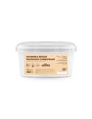 Покрытие белое молочно-сливочное Chocovic Alba (0,5 кг)