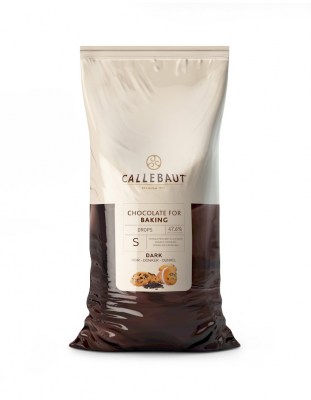 Термостабильные капли из темного шоколада Callebaut размер S (10 кг)
