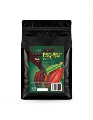 Шоколад темный Extra-Bitter Guayaquil 64% Cacao Barry (1 кг)